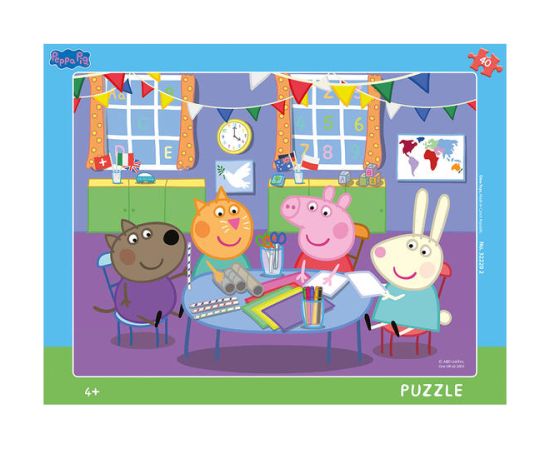 Dino Frame Puzzle 40 pc, Peppa Pig