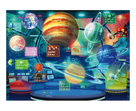 Ravensburger Puzzle 300 pc Hologram Planets