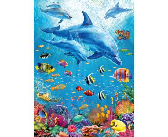 Ravensburger Puzzle 100 pc Pod of Dolphins