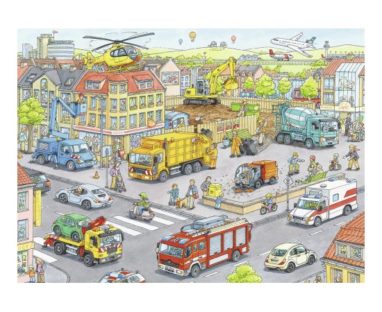 Ravensburger Puzzle 100 pc Vehicles in the City