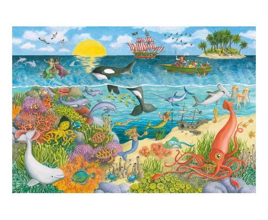 Ravensburger Puzzle 2x24 pc Pirates and Mermaids