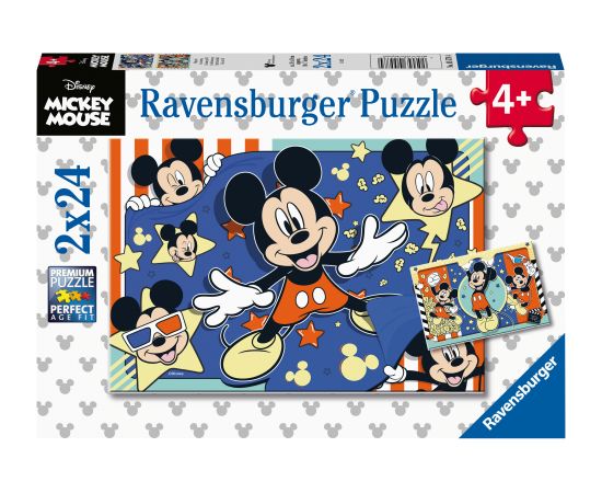 Ravensburger Puzzle 2x24 pc Mickey Mouse