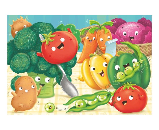 Ravensburger Puzzle 2x24 pc Fresh Fruits and Vegetables