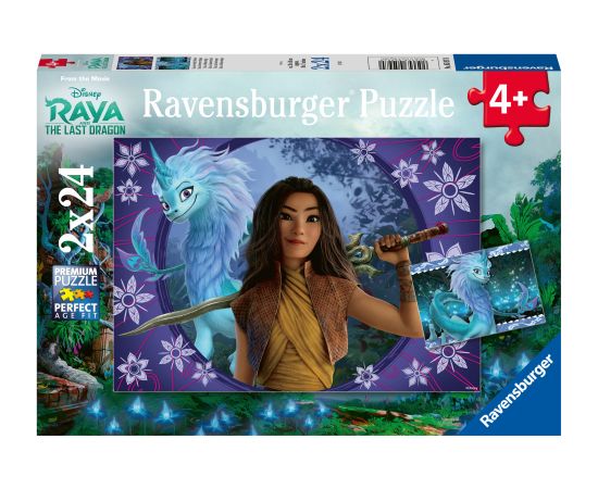 Ravensburger Puzzle 2x24 pc Raya and the Last Dragon