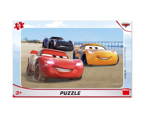 Dino Frame Puzzle 15 pc, Cars