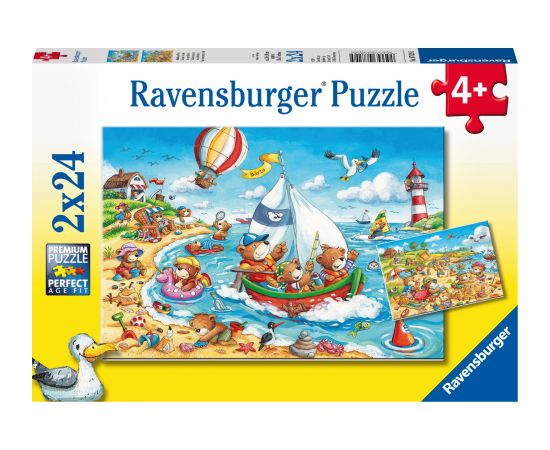 Ravensburger Puzzle 2x24 pc Seaside Holiday