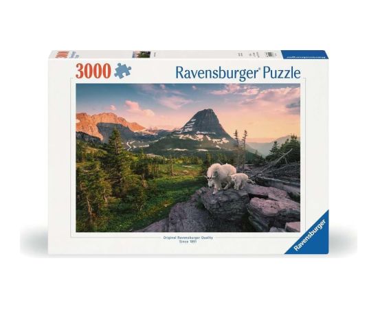 Ravensburger Puzzle 3000 pc With an Alpine Ibex Kid