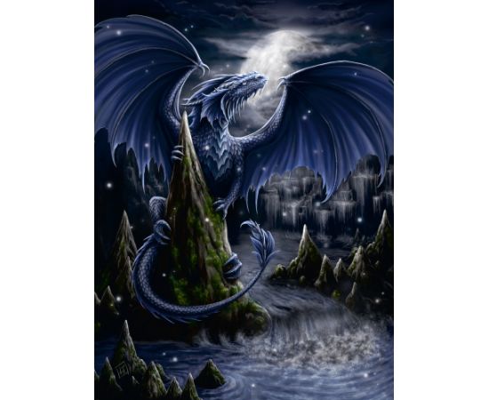 Ravensburger Puzzle 1500 pc Black Dragon