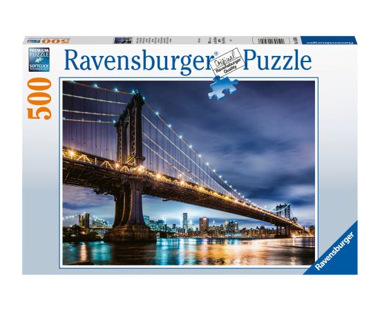 Ravensburger Puzzle 500 pc Sleepless City New York