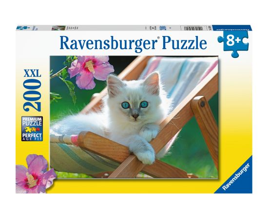 Ravensburger Puzzle 200 pc White Cat