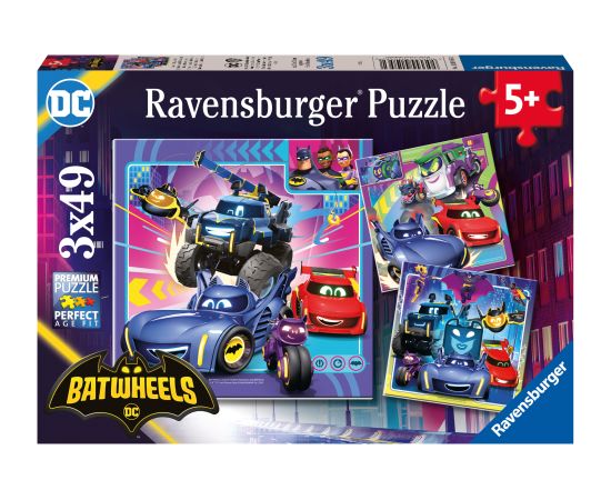 Ravensburger puzzle 3x49 pc Batwheels Characters