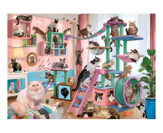 Ravensburger Puzzle 1000 pc Cat Room Paradise