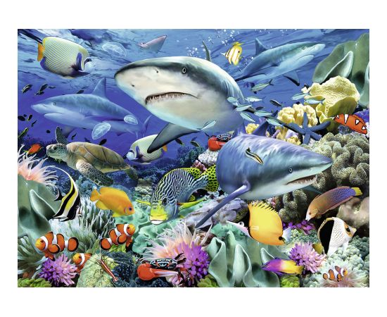 Ravensburger Puzzle 100 pc Reef of the Sharks