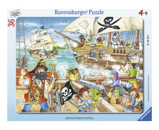 Ravensburger Frame Puzzle 36 pc Attack of Pirates