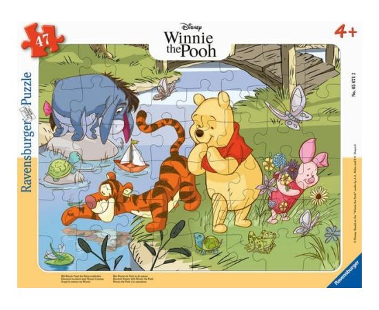 Ravensburger Frame Puzzle 47 pc With Winnie the Pooh in Nature