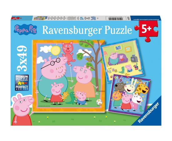 Ravensburger Puzzle 3x49 pc Peppa Pig