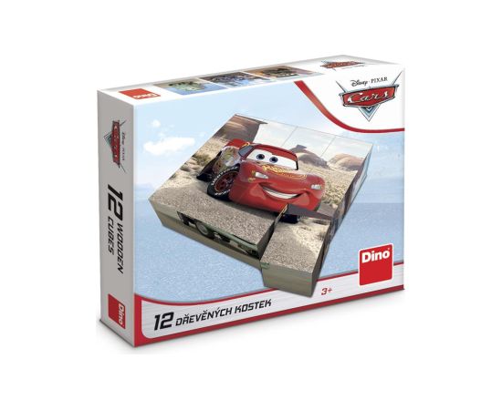 Dino Cube Puzzle 12 pc The Cars