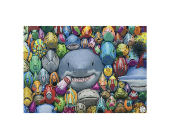 Dino Puzzle 1000 pc Colorful Fishes