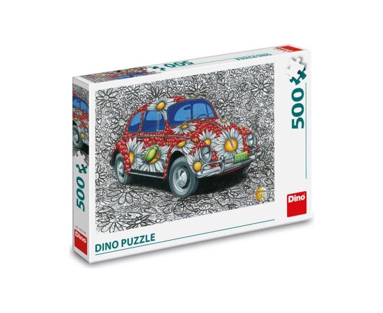 Dino Puzzle 500 pc Painted VW Beetle