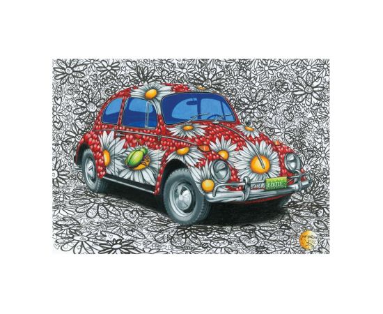 Dino Puzzle 500 pc Painted VW Beetle