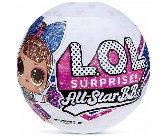 Lelle bumbā L.O.L Surprise All-Star B.B.s Series 2 dažādas 8 cm 571797