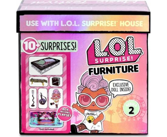 L.O.L. Lelle 8 cm Surprise Furniture Music Festival + 10 pārsteigumi 564935