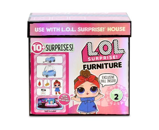 L.O.L. Lelle 8 cm Surprise Furniture Road Trip with Can Do Baby + 10 pārsteigumi 564928