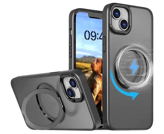 Mocco Mag Ring Rotating Aizsargapvalks priekš Apple iPhone 16 Pro