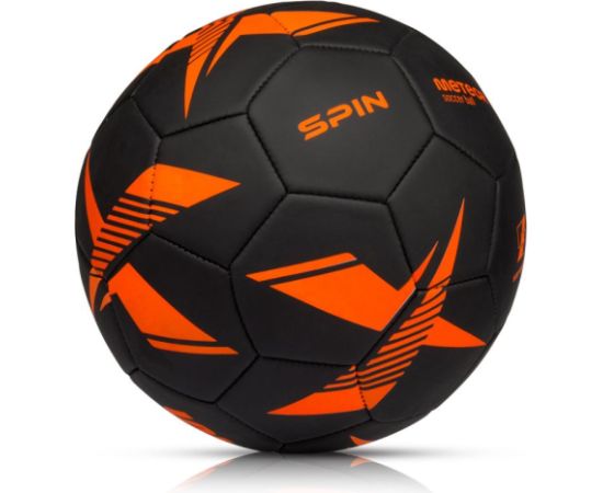 Meteor Spin 5 Soccer Ball Black/Orange 17272 (uniw)