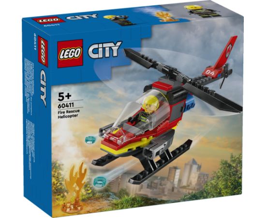 LEGO City 60411 Fire Rescue Helicopter