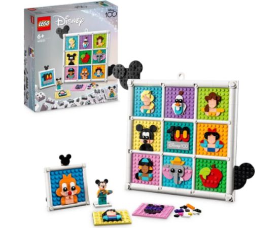 Lego Disney Classic 43221 100 Years of Disney Animation Icons (nedaudz boj. iepakoj.)