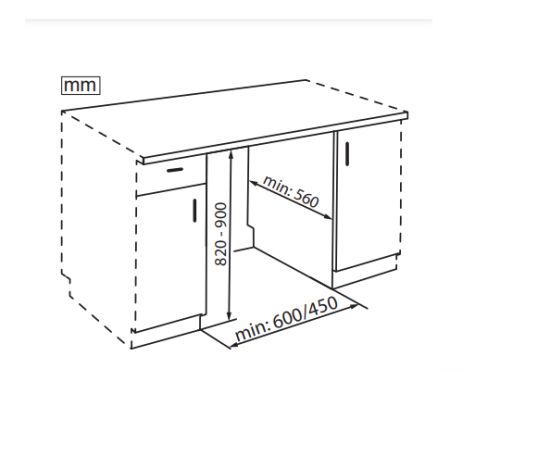 Built-in dishwasher Indesit ID3ID541O