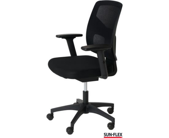 Krēsls SUN-FLEX OFFICECHAIR MESH, melns