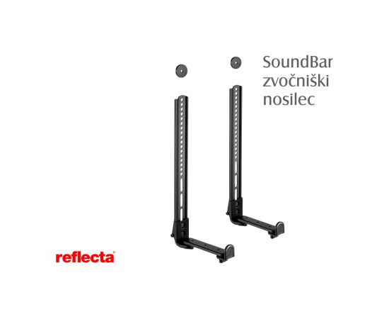 REFLECTA SOUNDBAR HOLDER SBH114 for Soundbars of 40-182mm Depth and 508-1143mm Width