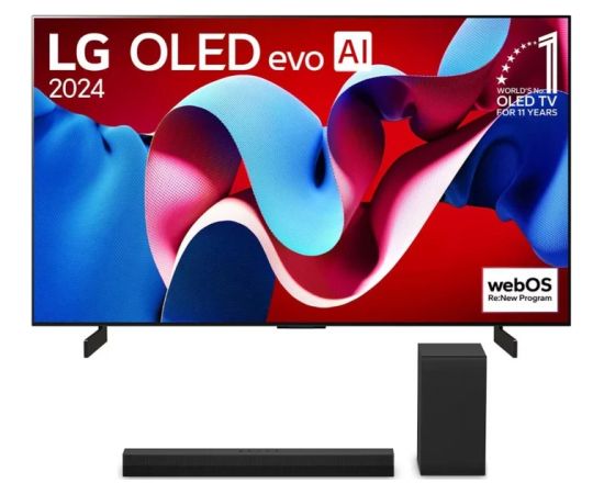 LG TV KOMPLEKTS AR SOUNDBAR OLED48C41LA + LG AV S40T