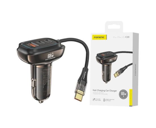 Foneng C20 A+C+C 66W car charger 3 ports