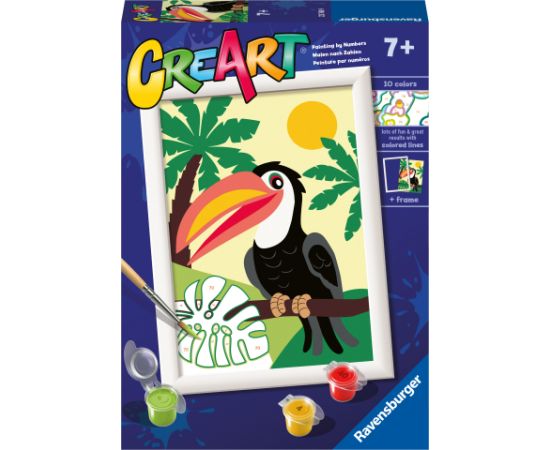 Ravensburger Paint by Numbers Toucan in the jungle