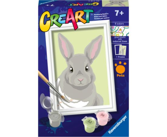 Ravensburger Paint by Numbers Gray Rabbit