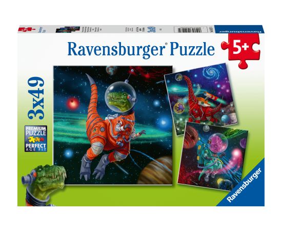 Ravensburger Puzzle 3x49 pc The World od Dinosaurs