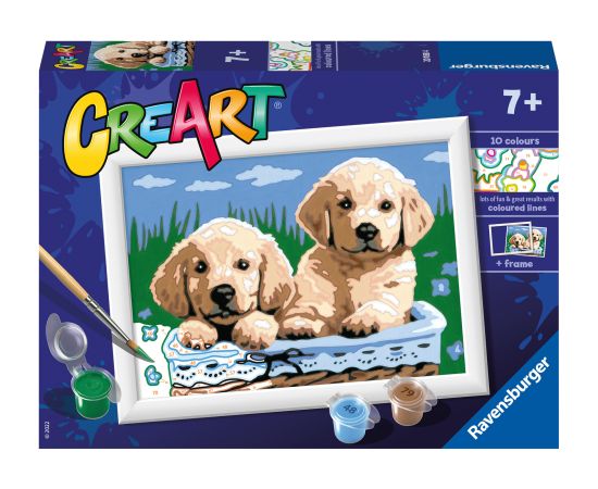 Ravensburger Paint by Numbers Cute Puppies