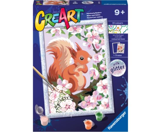 Ravensburger Paint by Numbers Spring Squirrel