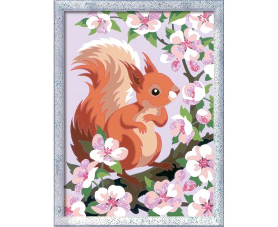 Ravensburger Paint by Numbers Spring Squirrel