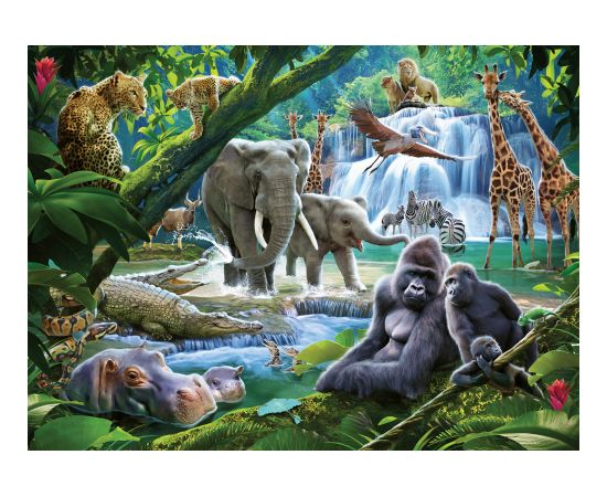 Ravensburger Puzzle 100 pc Jungle family