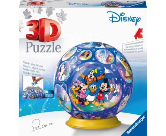 Ravensburger 3D Puzzle Ball 72 pc Disney Characters