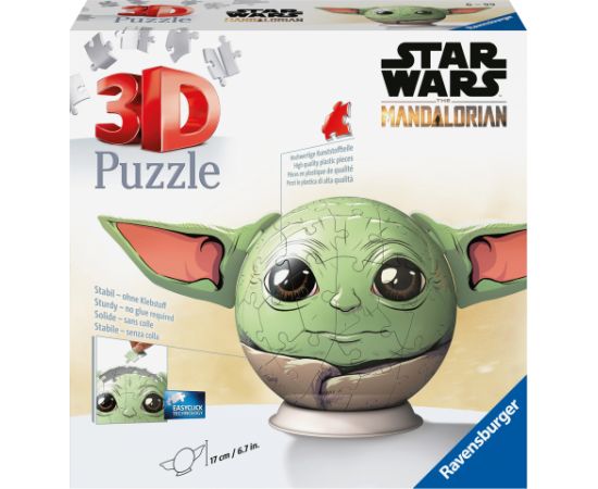 Ravensburger 3D Puzzle Ball 72 pc Star Wars Mandalorian Grogu