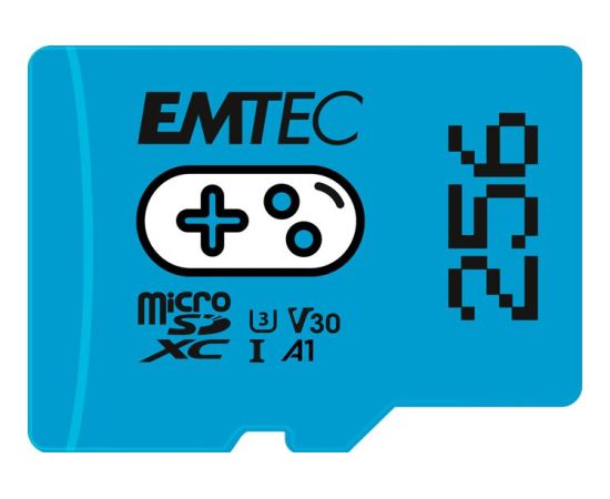 Emtec Gaming MicroSDXC 256 GB Class 10 UHS-I/U3 A1 V30 (ECMSDM256GXCU3G)