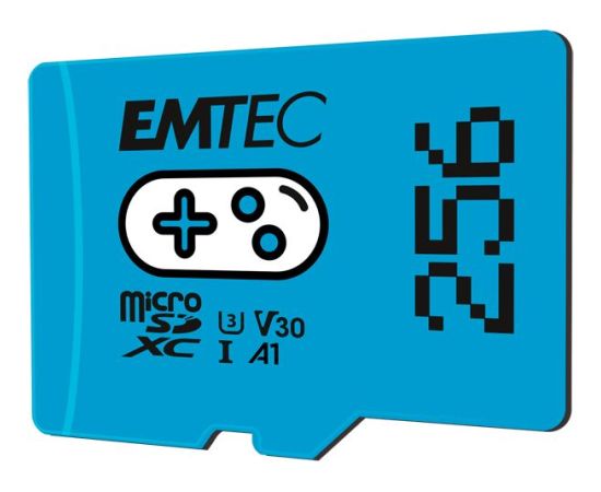 Emtec Gaming MicroSDXC 256 GB Class 10 UHS-I/U3 A1 V30 (ECMSDM256GXCU3G)