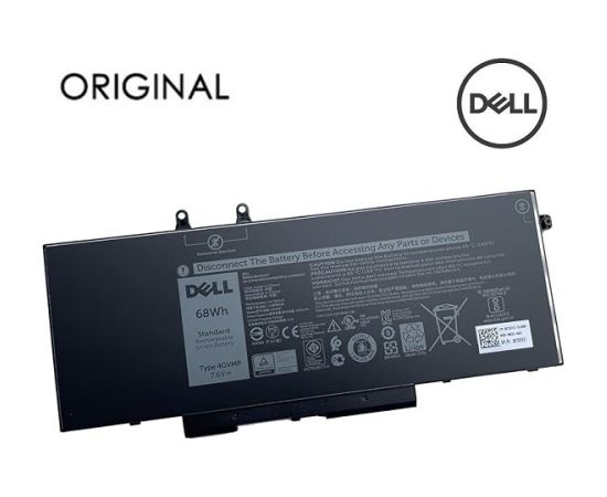 Notebook Battery DELL 4GVMP, 68Wh, Original