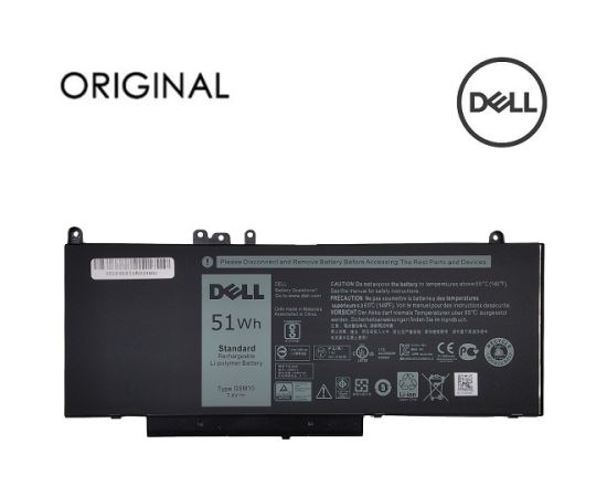 Notebook battery, DELL G5M10, 51Wh, Original