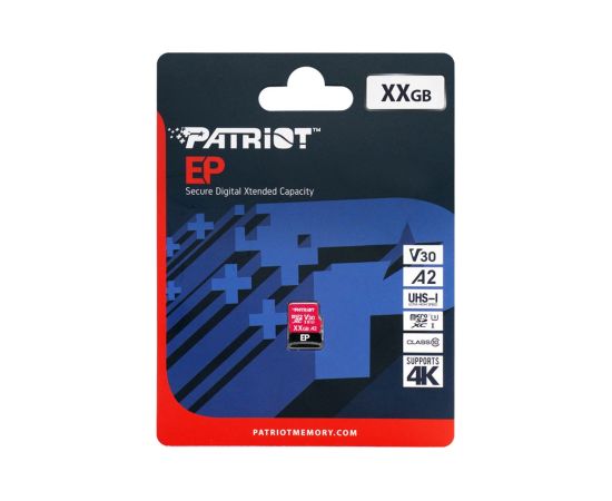 Patriot EP Pro A2 Micro SDXC 128GB 90/80 MB/s V30 U3 Class10